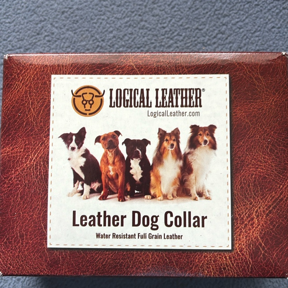 Leather dog collar—